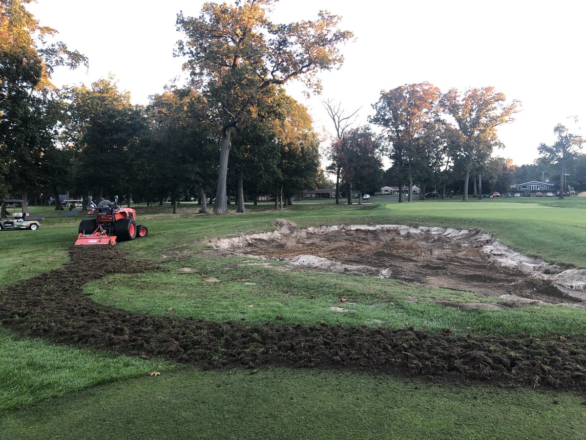 Riverton Country Club Agronomy (@riverton1900) on Twitter photo Area of disturbance getting rototilled and sand removal continues <a href="/RivertonCC/">Riverton Country Club</a> #rcc1900 #ross Area of disturbance getting rototilled and sand removal continues <a href="/RivertonCC/">Riverton Country Club</a> #rcc1900 #ross