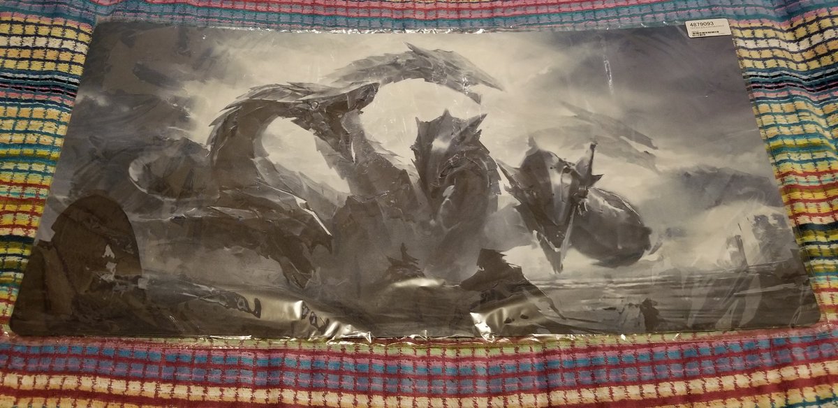 Yu_Gi_Oh_R4's tweet photo. EATOS様(@eatos_ye)より購入しましたプレイマット届きました！
素敵な作品に出会えて感謝😭 https://t.co/Od9CviheZf
