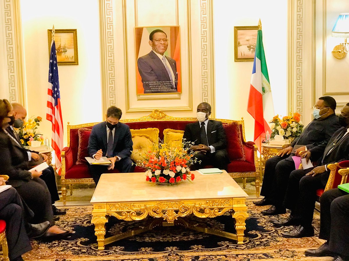 Seguimos mostrando nuestro agradecimiento a los EE.UU  de América por su apoyo a nuestro país después de las explosiones del pasado 7 de marzo en Bata.