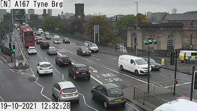 NorthEastAlert's tweet photo. TRAFFIC

Heavy Traffic on Tyne Bridge Northbound due to a welfare related incident 

#newcastle https://t.co/81fXXRyrLZ