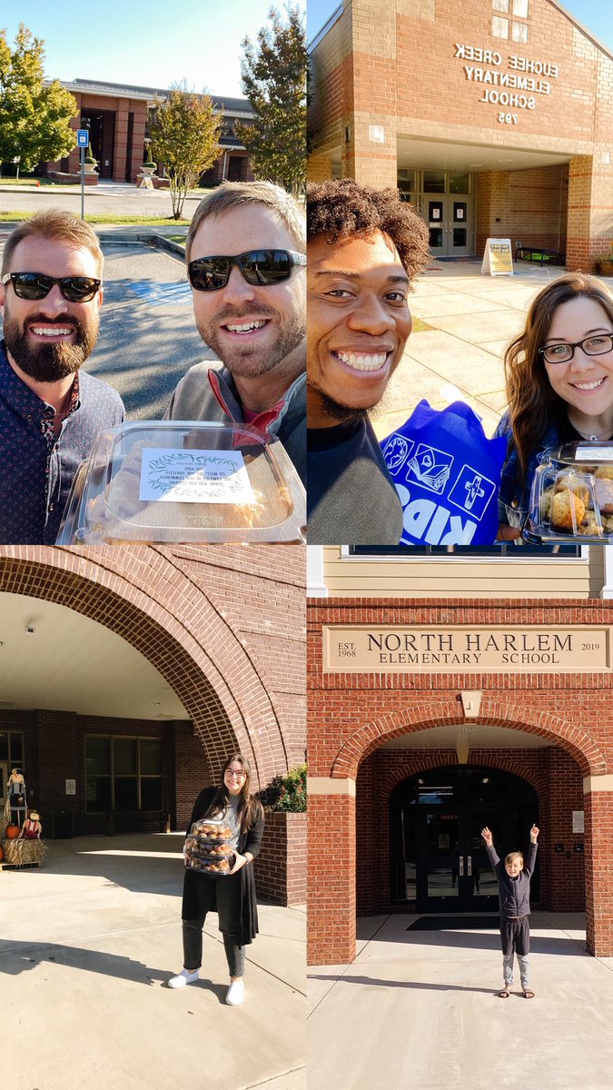 WarrenChurch_'s tweet photo. Shoutout to our Grovetown staff- loving on our community, bringing breakfast and Fall Family Fest invites to local schools! https://t.co/w0nUrpTUUr