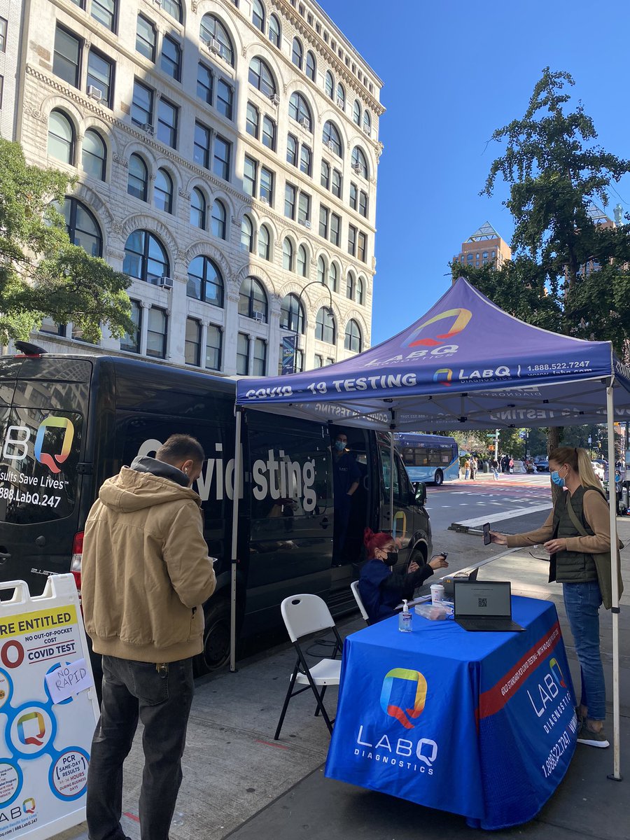 #Covidtest number 17. Super easy in New York. Walk up, outside, free🤩