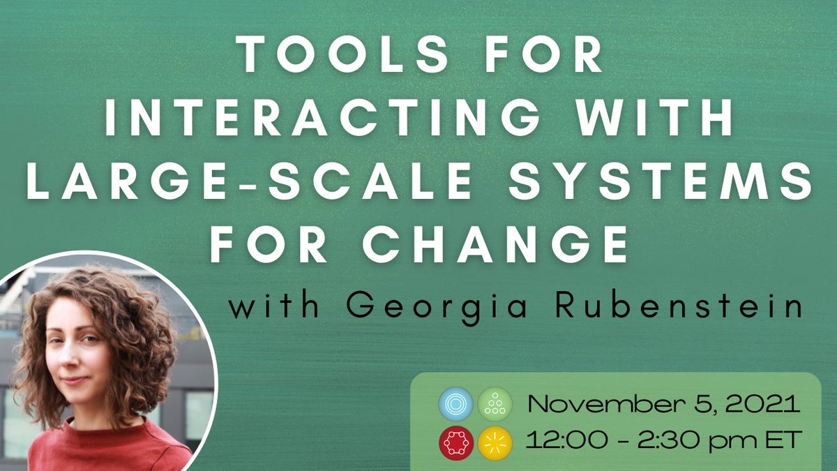 The truth is simple: we need change in our world, and we need it soon. But how? In this 2.5 hour workshop, we’ll be meeting with an expert in system-level change, Georgia Rubenstein. #alignedliving
Register: thealignedcenter.com/event/2021-fal…