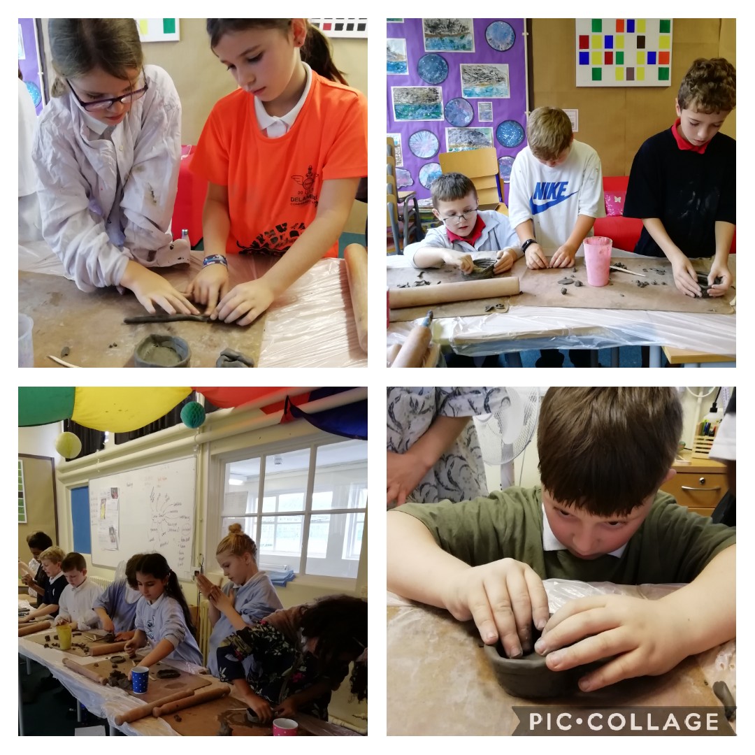 "Clay Day is the best!" Madrid's Greek pots are coming on nicely...