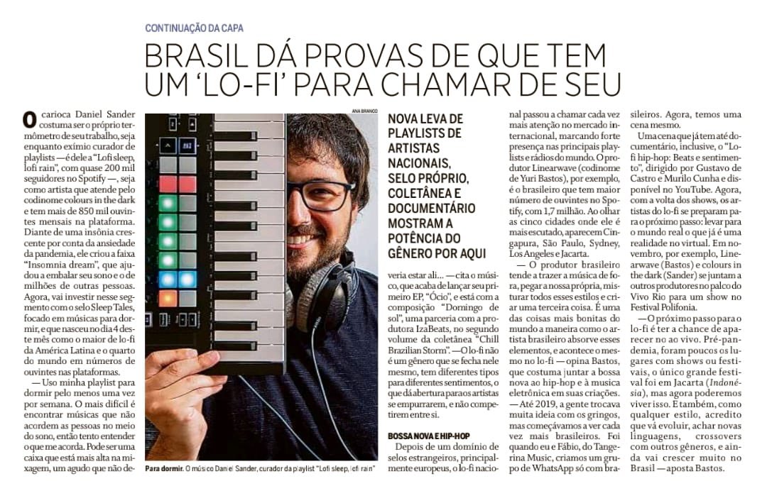 Look at us in the biggest newspaper in Brazil! Thanks <a href="/JornalOGlobo/">Jornal O Globo</a>