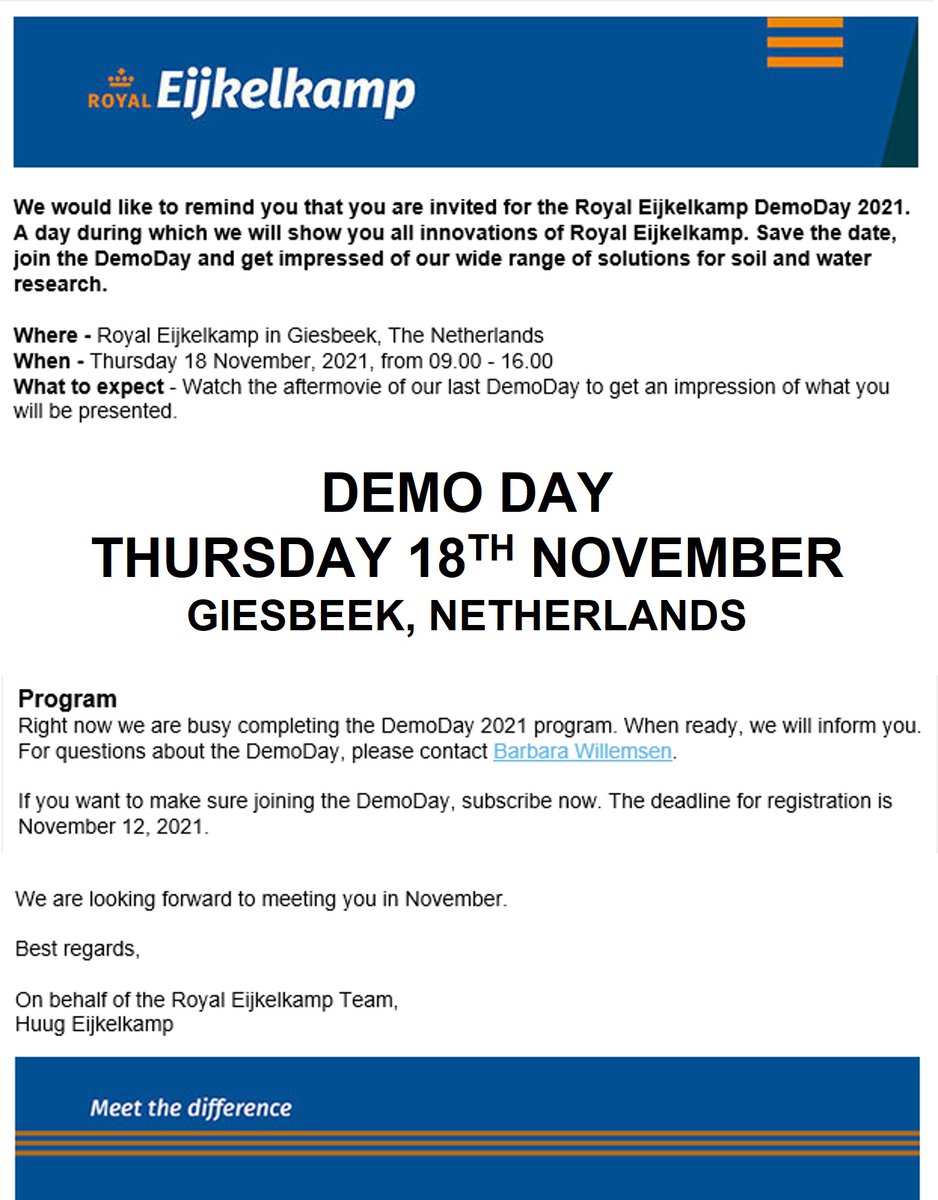 Do you want to see Sonic Drilling and have time to ask questions?
What about the Soil and Water Products we offer and the new products about to be launched?
Want to know more about the CPT Rigs we offer and what is planned for the future?
Come and join us - Thurs 18th November.