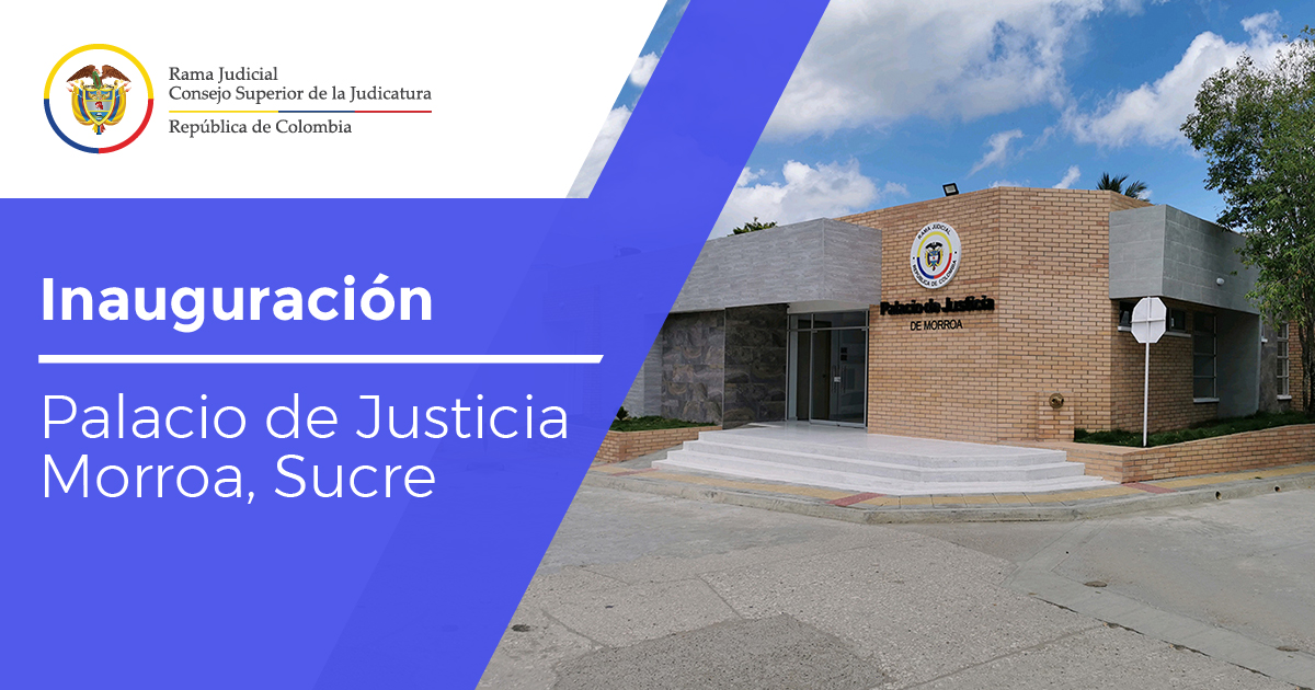 judicaturacsj's tweet photo. #JudicaturaEnLasRegiones | Este martes 19 de octubre, el @judicaturacsj inaugurará Palacio de Justicia de #Morroa, #Sucre. Obra que beneficiará a más de 14 mil habitantes de ese municipio.

El evento se transmitirá en vivo a las 2 de la tarde👉🏽https://t.co/IqDESn6GEG https://t.co/FZazekeXYc