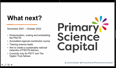 PrimarySciCap's tweet photo. What next for #PrimaryScienceCapital? https://t.co/eihsjKDIKt