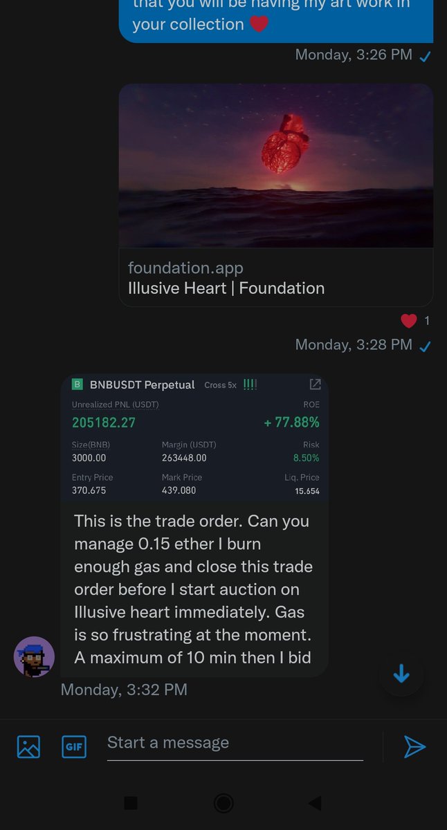 Scammer alert: for all the #NFTartists, take of this scammer @Billie_Mk he ask me for Eth to start an auction on my NFT 🚨