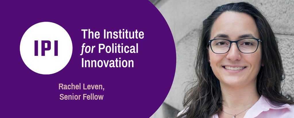 Pol_Innovation's tweet photo. We are pleased to welcome @LevenLite to our growing team as our new Senior Fellow. She'll be producing new research and scholarship on #FinalFiveVoting and other aspects of Politics Industry Theory. https://t.co/IHrmZ8BKl0