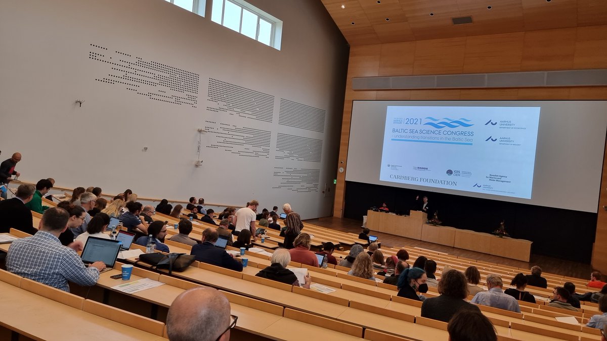W_Wawrzynski's tweet photo. Postponing was worth it: the 13th Baltic Sea Science Congress  #BSSC2021, fully physical international conference, powered by @ICES_ASC, now kicked-off with agenda supporting early careers and underpinning the @UNOceanDecade. Good to be back. https://t.co/Yz33ya76vf