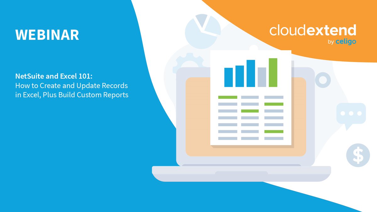 cloudextendIO's tweet image. Learn how to create and update NetSuite records in Excel, plus a client success story you won&apos;t want to miss. Watch on-demand: bit.ly/3hNZ4xo

#SuiteWorld #SuiteApp
