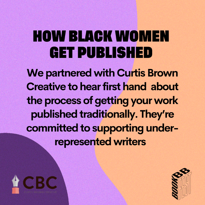 BlackBalladUK's tweet photo. Calling all emerging writers 📣

We've partnered up with @cbcreative to bring you our 'How Black Women Get Published' panel. Hear first hand about the process of getting your work published traditionally.

🗓 Oct 23rd at 4pm

#BBBOOKFEST21 find out more &amp; get your tickets👇🏾