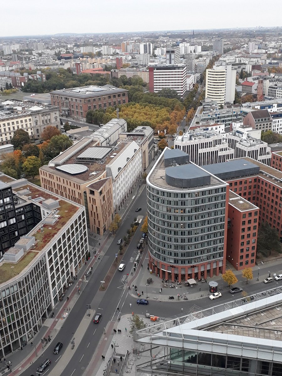 jillsett's tweet photo. Views from Panorama Plunkt  on Potsdamer Platz - can you spot the Mies van der Rohe? 

#ThePhotoHour #berlin #miesvanderrohe #panorama #neuenationalegalerie #architecture #sonybuilding https://t.co/1yQNZ0LnNC