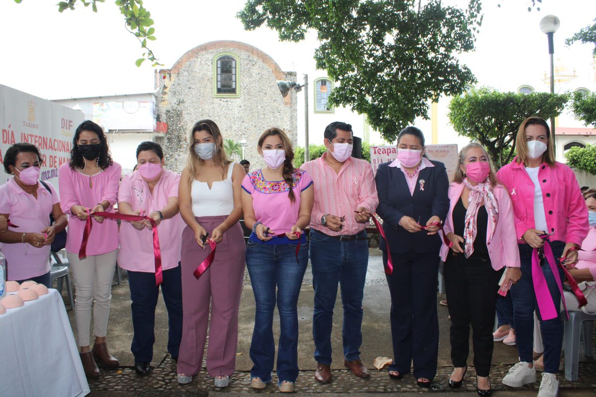 GobTeapa's tweet photo. La alcaldesa @Alma_Espadas conmemora el “Día mundial en la lucha contra el cáncer de mama”

*Hizo un llamado a las mujeres a hacer conciencia sobre esta enfermedad. https://t.co/UXEGRa5BSi