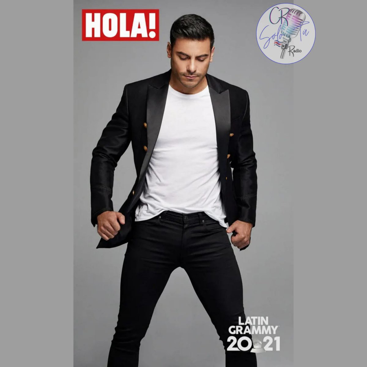 CRSoloTuRadio's tweet photo. Carlos Rivera 🤵 En la portada digital del la revista @holacom en su edición para USA #CarlosRivera será uno de los conductores de los Latin GRAMMYs https://t.co/dCS9DJseQi