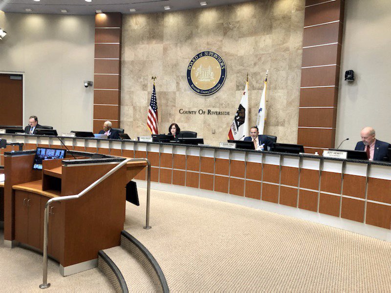 #RivCo BOS Meeting happening NOW. Watch LIVE at Riverside Clerk of the Board FB Page <a href="/RivCoCOB/">Clerk of the Board</a> or RivCoTV.org. 

Agenda available at: riversidecountyca.iqm2.com 

#RivCoNow #wearerivco #countygov
