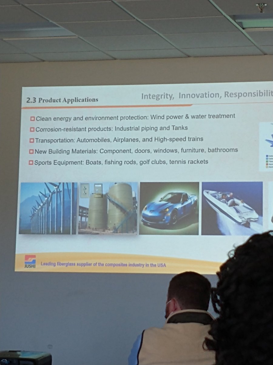The second stop during our "Talent in the Workforce" session is China Jushi USA to experience the different skills sought by this international manufacturer of fiberglass.#ELESC #NoGreataThanZeta