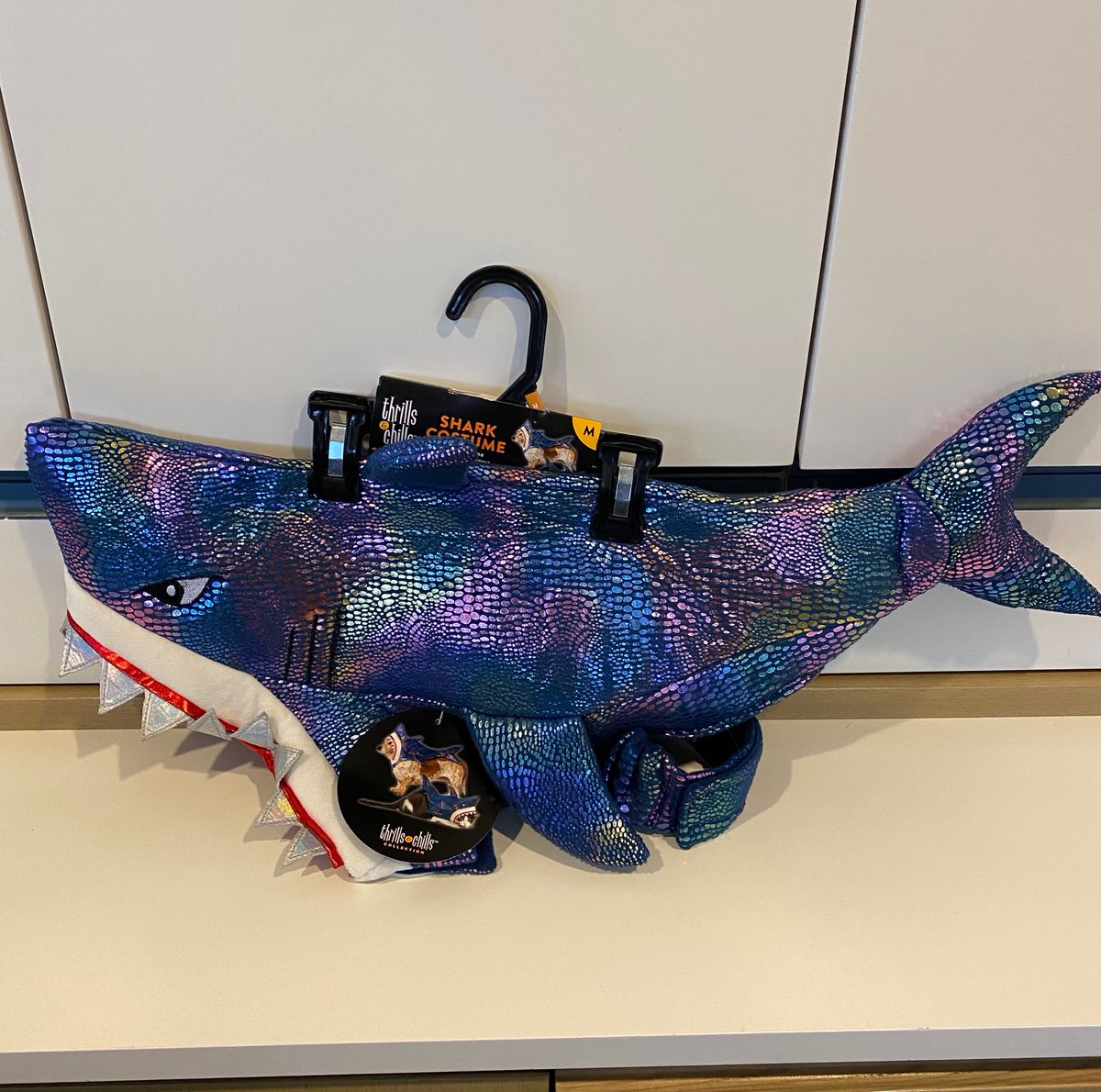WBrettWilson's tweet photo. For today's #TossItTuesday we are giving away an adorably scary shark Halloween costume for your pet! (size M)

RT to Enter to WIN! https://t.co/xZQNRCkQqP