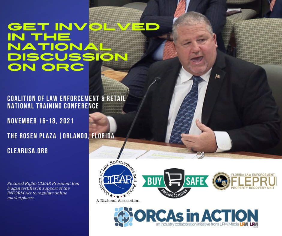 Get involved in the national discussion on #ORC! 

To register for CLEAR's annual training conference this November in Orlando, click here: web.cvent.com/event/ab08ad92…