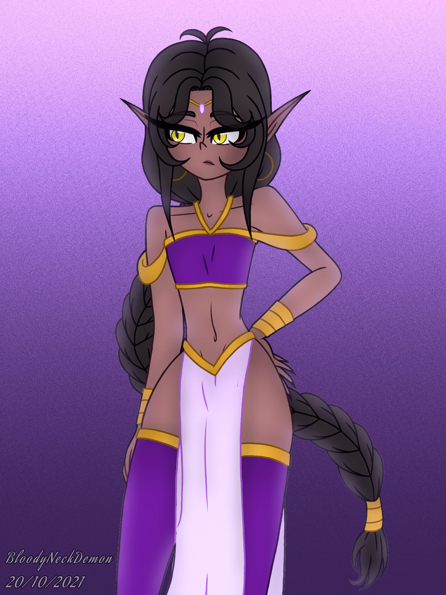 Tempest on X: A new look for one of my femboy ocs #art #ocs #femboy  #longhair #darkskin t.coe2hjHQSPvJ  X