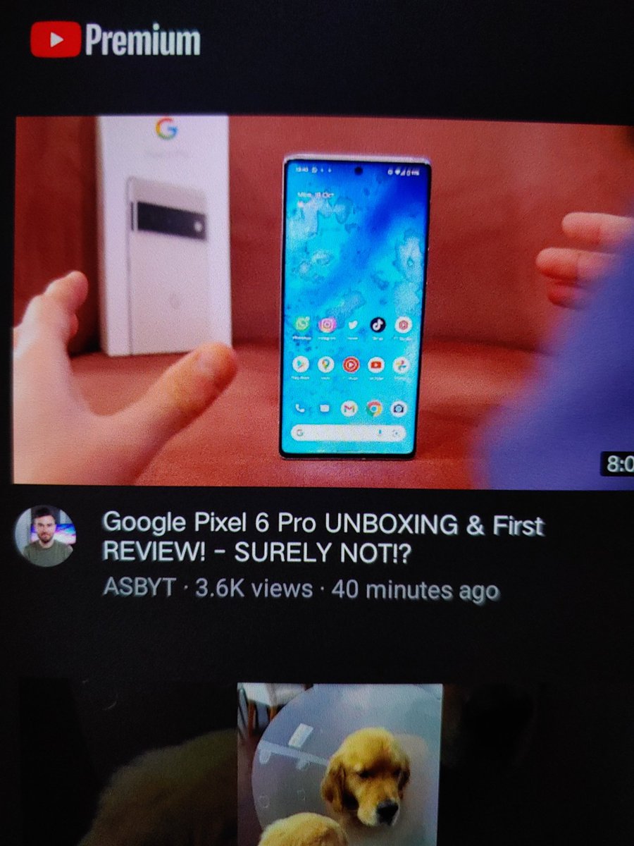 _gelo's tweet photo. @ASB_YT why hide the video of @Google pixel 6 pro unboxing?  HAHAHAHA https://t.co/PyIxpEUf8N