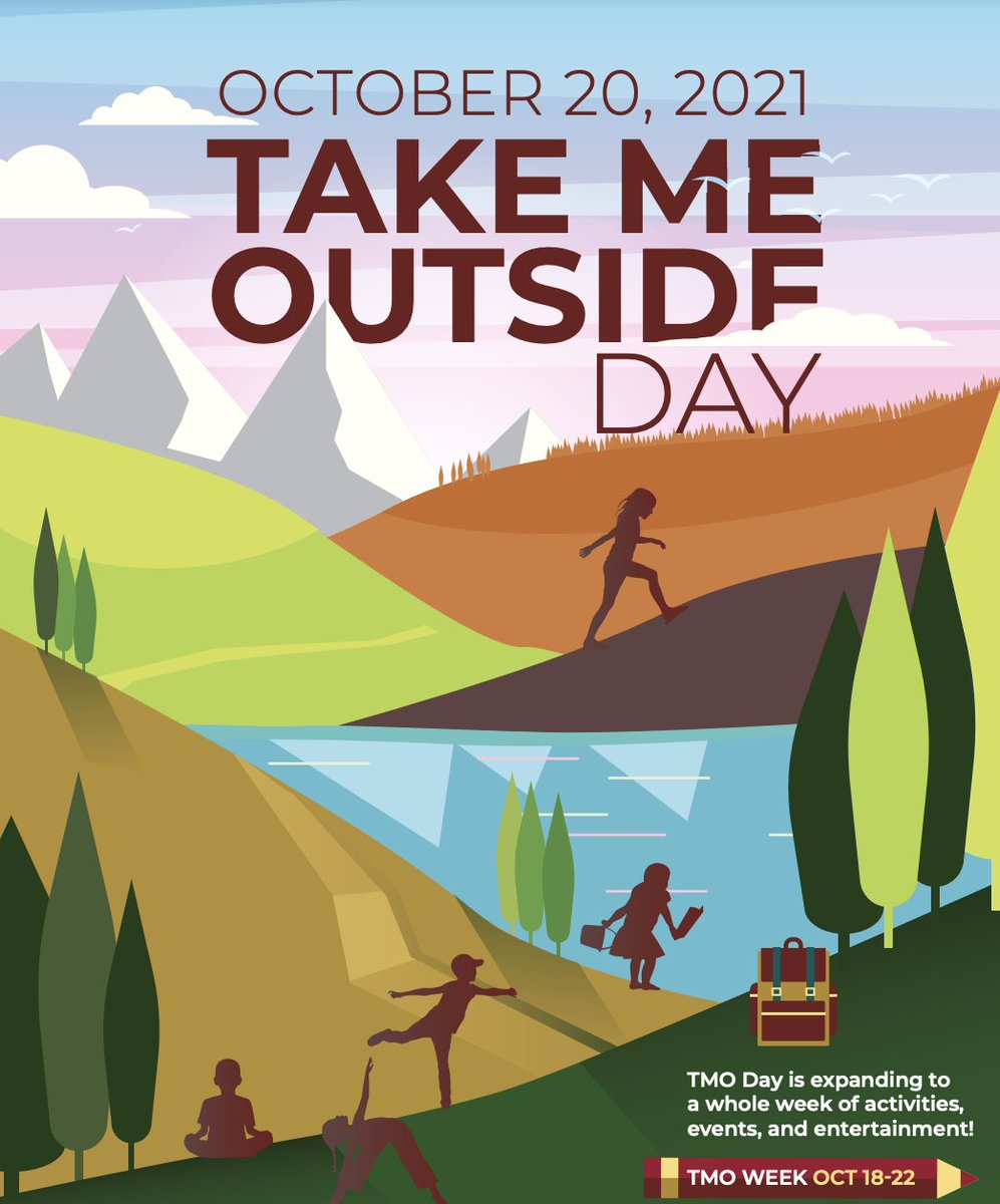 Today is #TakeMeOutsideDay 
It aims to raise awareness about outdoor learning by encouraging you to spend at least 1 hour outside today!  

It's also a #WalkingWednesday

Learn more:
takemeoutside.ca
ow.ly/1Gu530rXyqy

<a href="/ycdsb_AST/">YCDSB Active School Travel</a>
#JourneyOutside