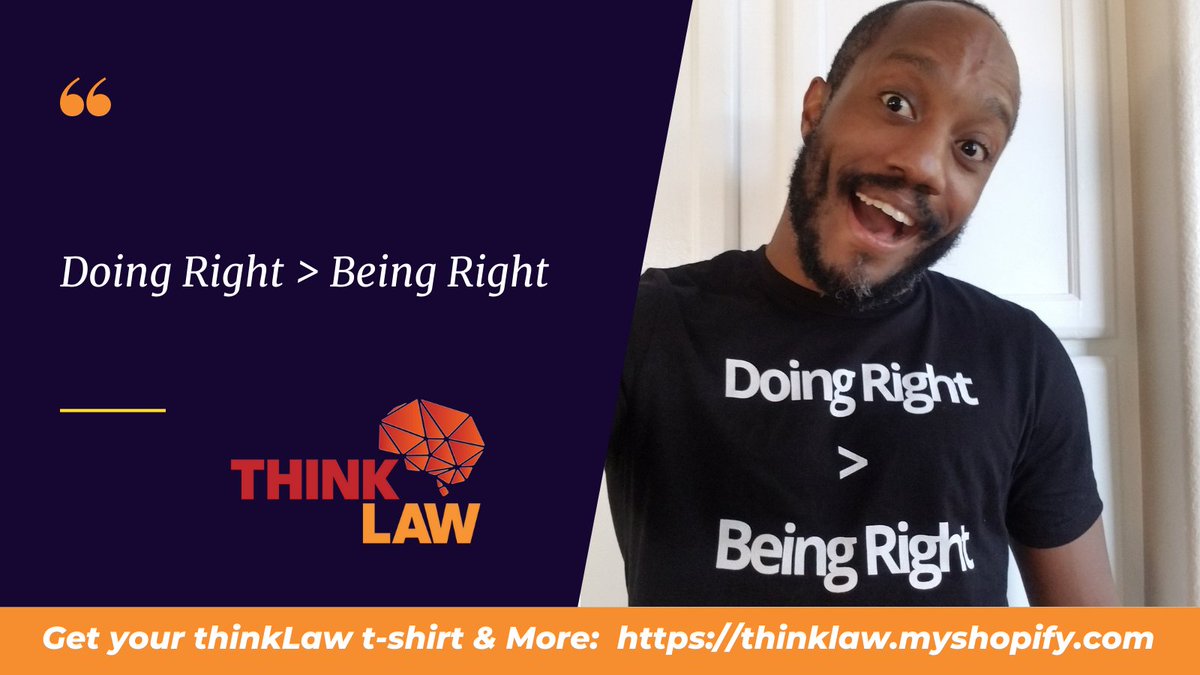 When most people see @ColinESeale making a statement with this super popular tee, they just gotta have one! You're in luck...you can grab one along with other thinkLaw swag here (supply is limited): zcu.io/Bez0 #itag21