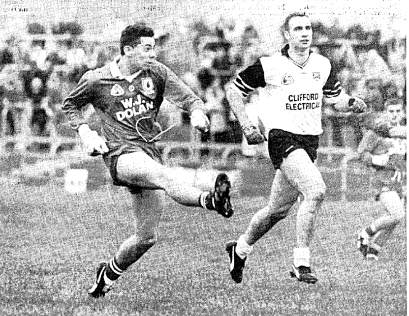 October 19th 1997.
Tyrone travel to Gorey to meet Wexford in Section C of the National League Football and emerge victorious on a score of 2-16 to 2-3. 
Omagh's Barry Eccles top scored on his first Senior start with 2-4 with Adrian Cush weighing in with 0-4.