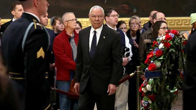 thehill's tweet photo. Powell's death a "sobering reminder" of coronavirus's continued risks https://t.co/ZbwjkVHzJv https://t.co/1CRnuwDfcM