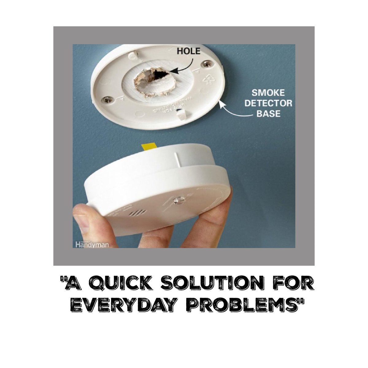 pandahome101's tweet image. Here is how to handle those holes we see everyday, why not just cover it with a Smoke Detector. Problem resolved, its that simple!! #Quickhomefix, #homeimprovment, #smokedetectors, #everyday, #familyowned, #home, #safety, #simplelife