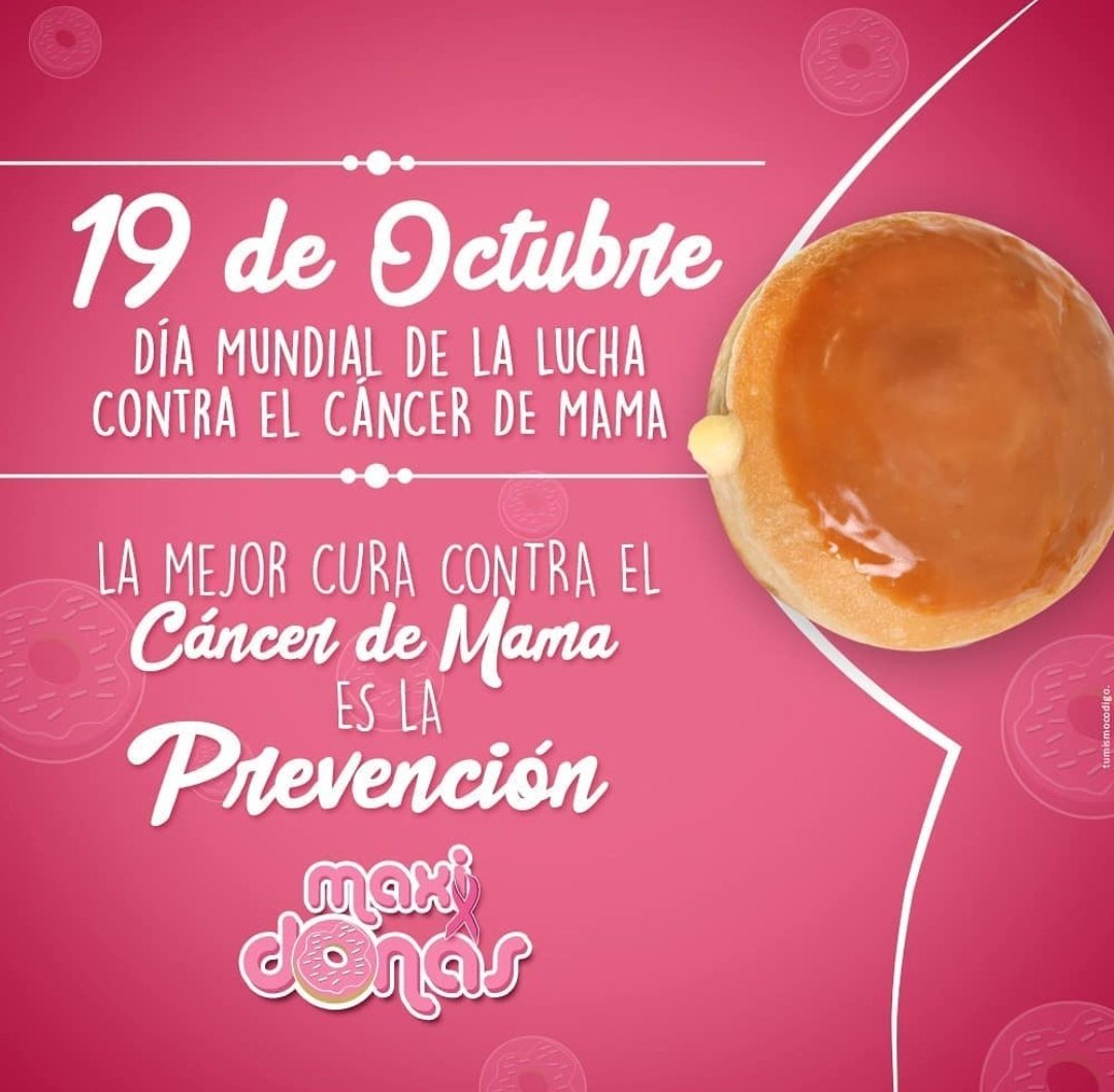 MaxiDonas_ve's tweet photo. Hoy nos vestimos de #Rosa para apoyar y abrazar a todas nuestras #MaxiLovers guerreras🥰😉💕💗
Recuerda que la mejor cura es la prevención...Tócate y autoexamínate.
...
#LuchaContraElCancer #19Oct #Mujeres #Prevencion #Lucha #CancerDeMama #MaxiDonas #VamosaPrevenir #Venezuela https://t.co/WhfkLctNkk