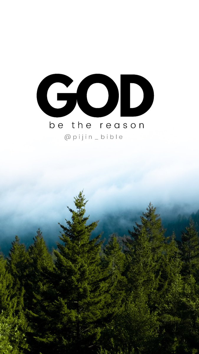 PiJin_Bible's tweet image. Wallpaper alert.

God be the reason for my life today. 

If you dey hia this wallpaper, DM make we send give you. 

#PijinBible