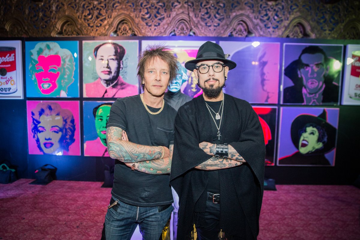 Throwback to Above Ground 1! @BillyMorrison & Dave Navarro in front of the Warhol display. Who’s been with us since our first event in 2018? Don’t forget that it’s just 3 days until tickets go on sale for Above Ground 3. 📸 @JimDonnellyFoto