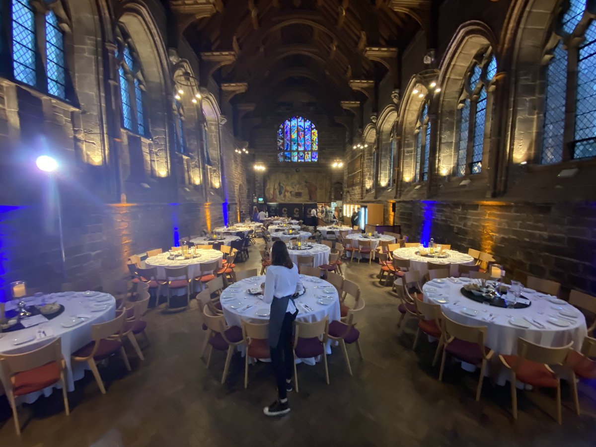 ChesterBID's tweet photo. All set up for the Chester BID Customer Service Awards @ChesterCath! #ChesterStars https://t.co/lTYWKJxKoF