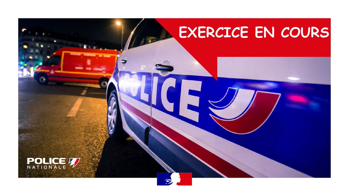 PoliceNat_26's tweet photo. #ExerciceEnCours
Exercice NOVI (Nombreuses Victimes) en cours à Bourg Lès Valence.
De nombreux allers-retours de véhicules de secours et forces de l’ordre sont à prévoir durant la soirée sur les communes de #BourgLesValence, #SaintMarcelLesValence et #Valence.
@Prefet26 https://t.co/17R8IJruar