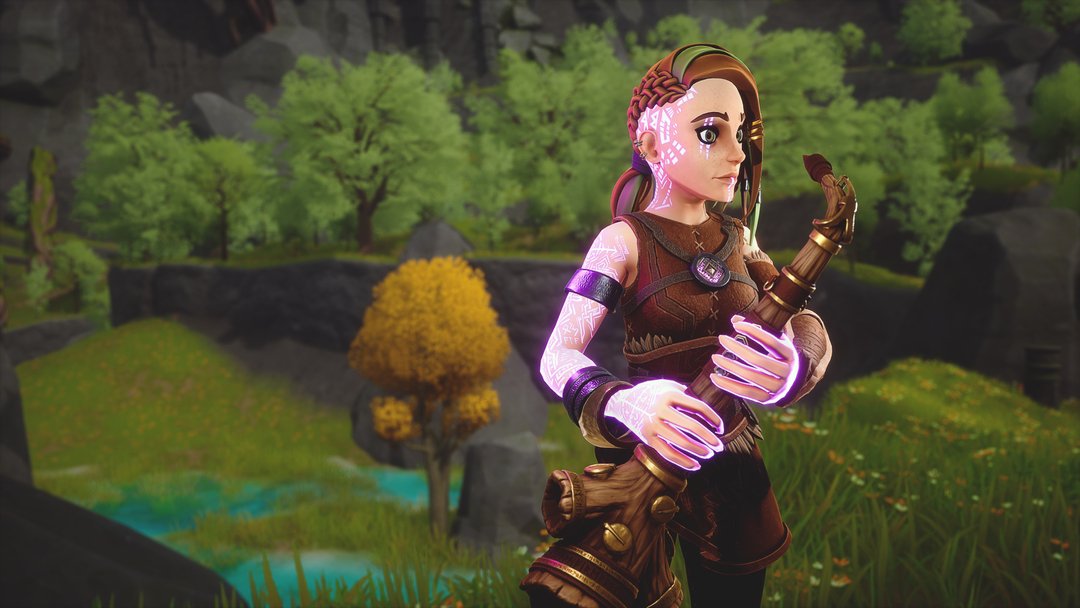 AshgardGames's tweet photo. The melody trees got corrupted by the darkness and fell silent. Help Midgard and play as the Norse goddess Idunn to awaken the melody trees with the help of a unique and magical musical instrument.  #indiegame #indiegamedev #gaming #UE4 #unrealengine #UEdev #gamedev #ashgard https://t.co/YlQ7pK8V3E