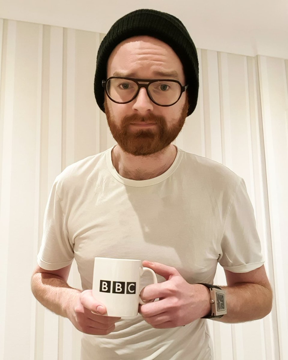 NathanEChard's tweet photo. The final evening, after just over 24 years, in which my BBC mug will be "on brand." #BBCrebrand https://t.co/irXSn35qED