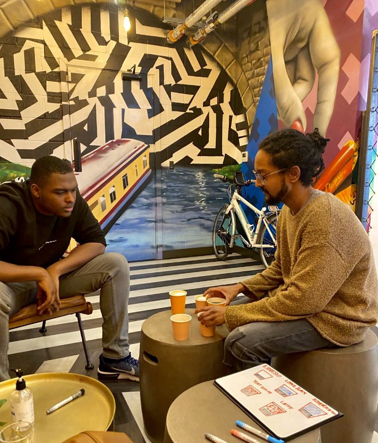 coffeesend_'s tweet photo. Full disclosure. We’ve neglected you for a while Twitter. So, allow us to take a moment to reconnect.
SEND is super excited to have started our 3rd year running, this time with 2 new groups of students, from both Newham &amp; Hackney colleges. (we promise to commit more from now on). https://t.co/r9aR3jD0fU