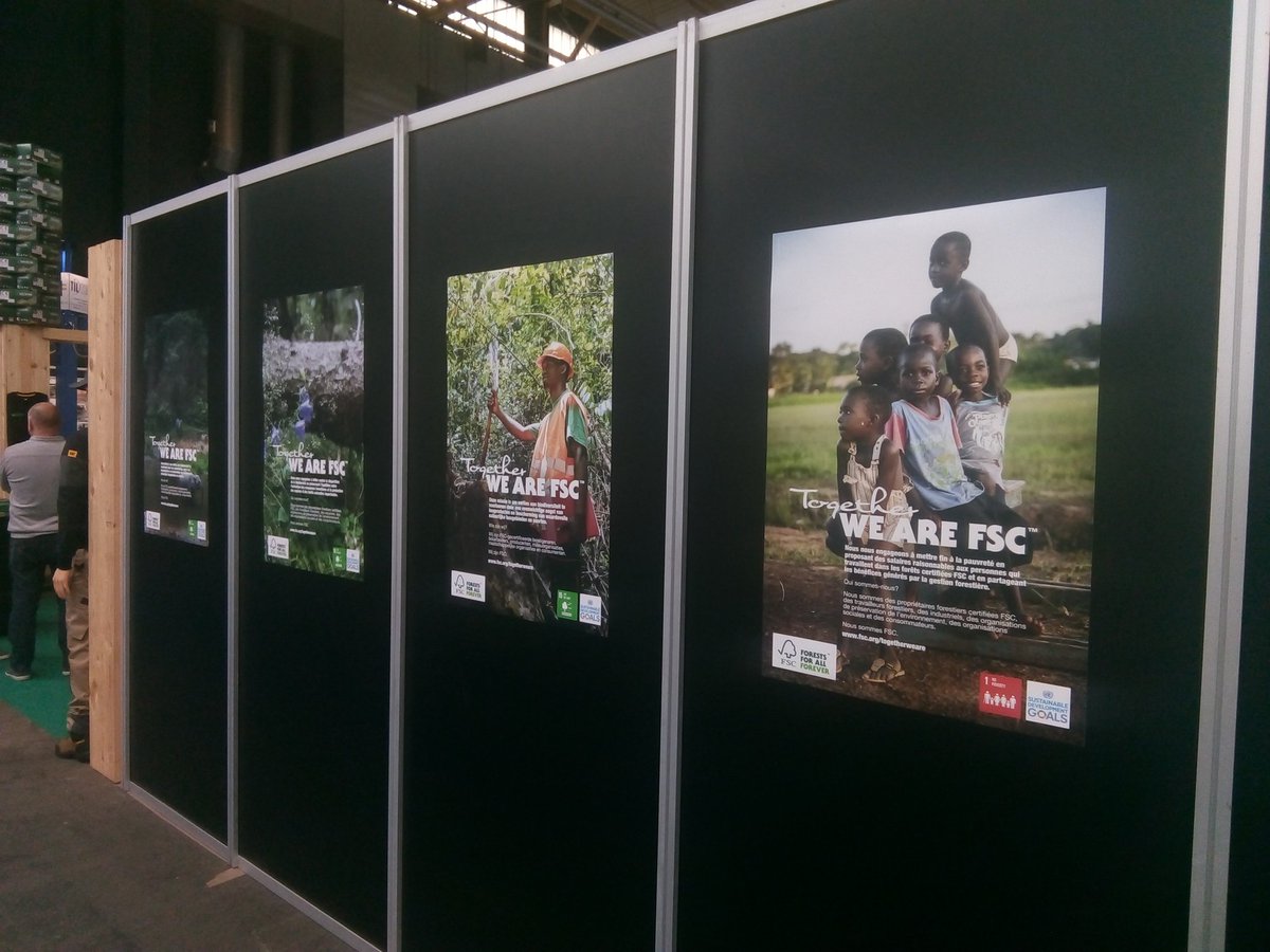 #FSC booth at #Prowood tradefair: live face to face contact with real people 👍😁
#NoMoreTeams 😉