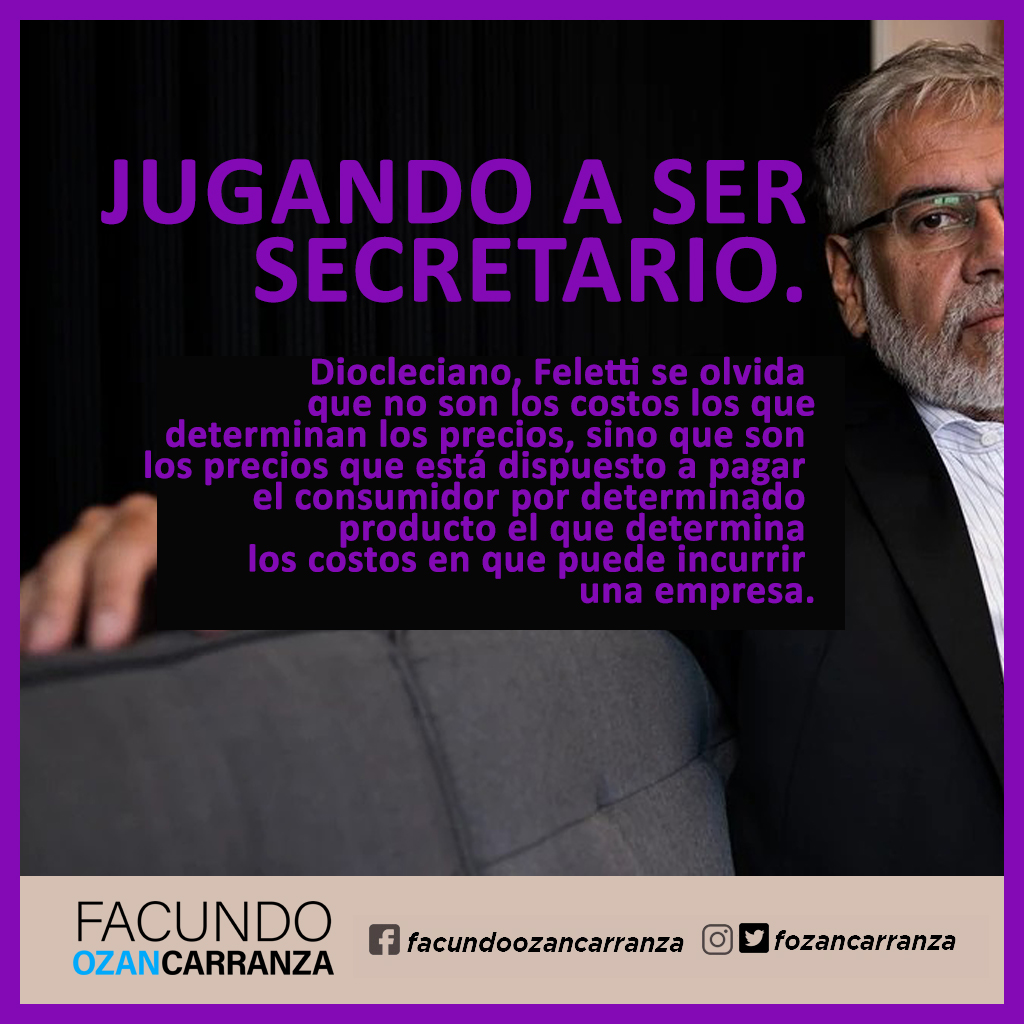 fozancarranza's tweet photo. El secretario de Comercio tiene una ilusión óptica: no son los precios los que suben, sino es el peso que se deprecia. #Miseria #Desocupacion #NoMePises #NovEsLiberal #LaLibertadAvanza #NovSeráLiberal
@JMilei @RAMIROMARRA @infobaeeconomia @RobertoFeletti https://t.co/3aRdtm08Yj