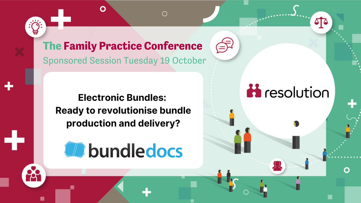 ResFamilyLaw's tweet photo. Great to have @bundledocs on board as a sponsor of #ResFPConf21. In their session today, they showcase their platform which allows users to create court compliant family bundles with ease.
📺 Watch now in the conf app. https://t.co/S6rJzurXya