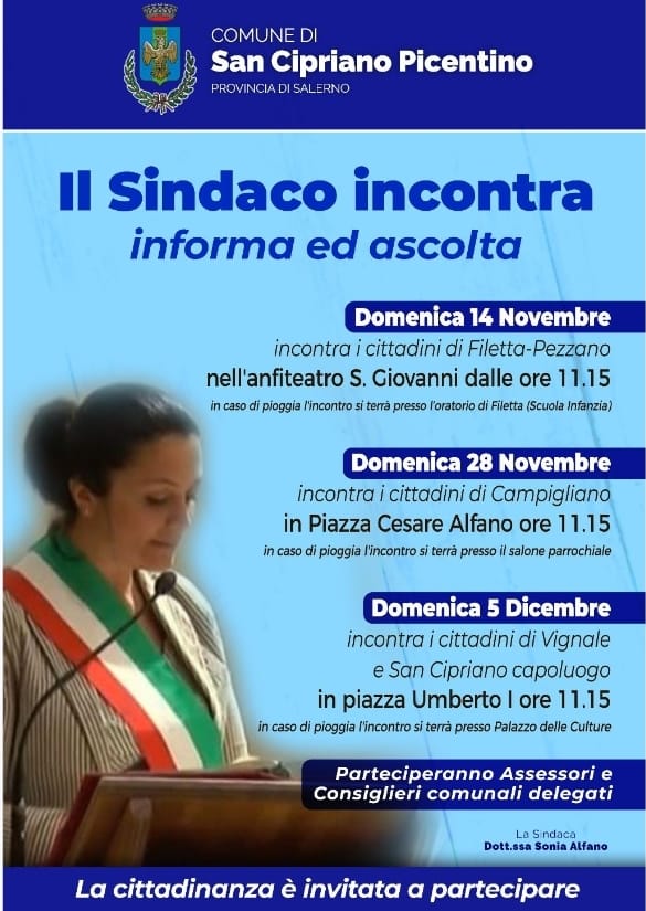 🟣Iniziamo una serie di incontri con la cittadinanza nelle varie frazioni del Comune, che si ripeteranno semestralmente.
#politicaitaliana #news