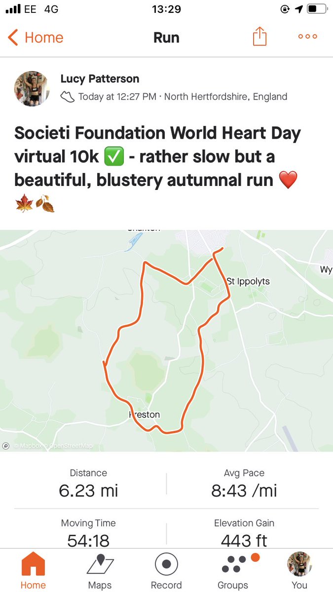 L_A_Patts's tweet photo. Completed my @Societi_UK_KD World Heart Day virtual 10k in my FAB awareness raising running top. 

Raising awareness of #Kawasaki_Disease - the leading cause of acquired heart disease in UK children. ❤❤
#Lunchtimerun https://t.co/VCWvd4Ms5M