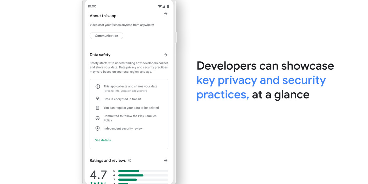 BonFireITLTD's tweet photo. Google’s app privacy briefings go live in the Play Store in February 2022 https://t.co/zwf5i08TPF https://t.co/g2a6UbsM9R