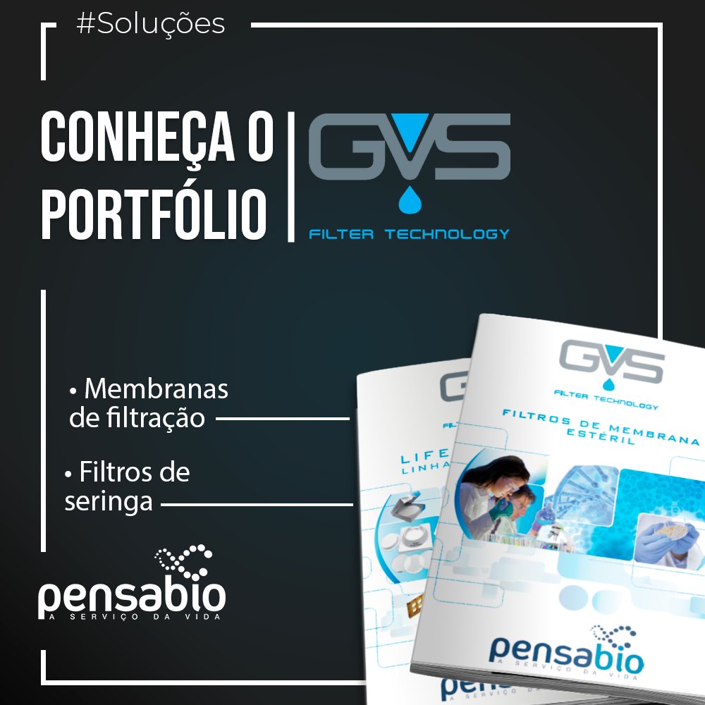 pensabio's tweet photo. A 𝗣𝗲𝗻𝘀𝗮𝗯𝗶𝗼 apresenta, a Linha de 𝗣𝗿𝗼𝗱𝘂𝘁𝗼𝘀 𝗚𝗩𝗦!

Acesse e confira: https://t.co/aHDqNPZj7e

#pensabio #gvs #filtertechnology https://t.co/zPmgonrdxI