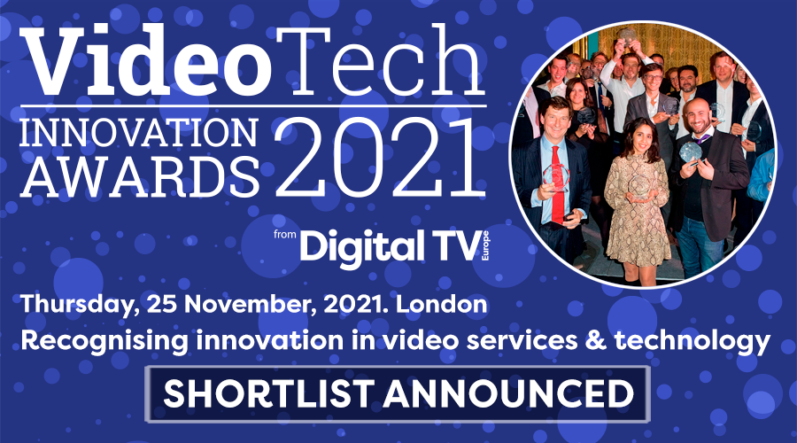 digitaltveurope's tweet photo. Digital TV Europe is excited to announce the shortlist for the VideoTech Innovation Awards 2021! #VIAwards21 https://t.co/Q7IVHqXun2 https://t.co/VN8mFxF8M8
