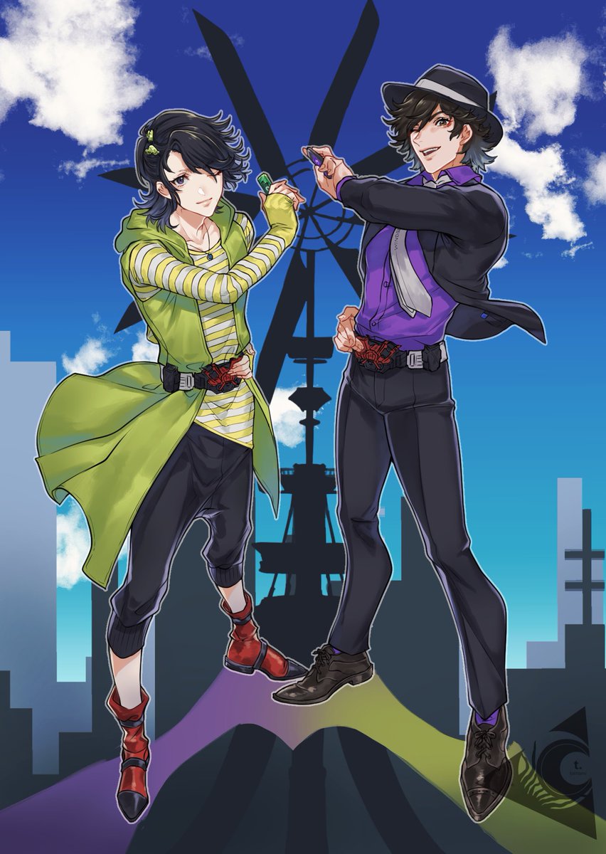 𝘁𝗮𝘁𝗶𝗻𝗮𝗺𝗶 Commission Open 仮面ライダーw フィリップ 左翔太郎 T Co Nj7ncyfmsh Twitter