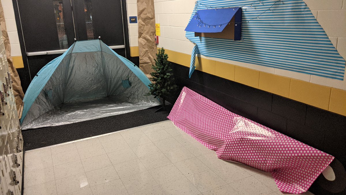 CHSCanes's tweet photo. IT'S HOMECOMING WEEK!!! Hallway decorating took place yesterday and the kids did an amazing job!! Here's the Sophomore (Class of 2024) hallway... #onehurricane #Homecoming2021 https://t.co/vChVBLUdiP