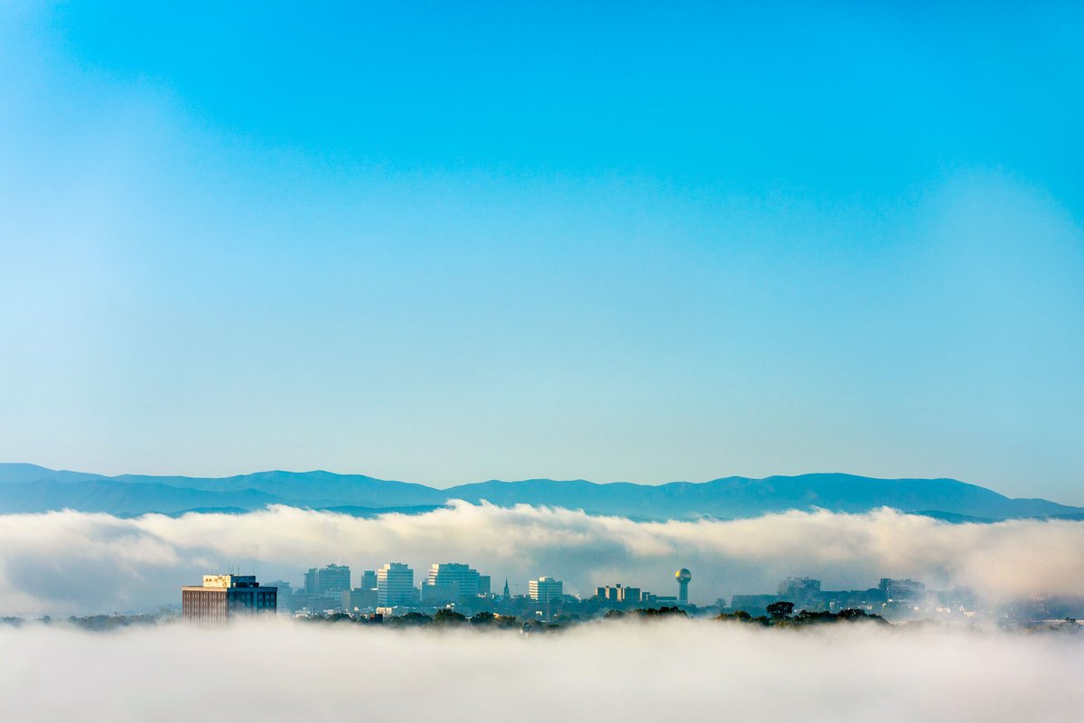 UTKnoxville's tweet photo. Good morning, Foggy Top! https://t.co/MVKYaA2tAn